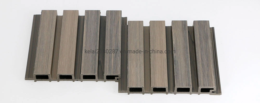 Waterproof Fluted 3D WPC Co-Extrusion Wood Plastc Composite Cladding Exterior Wall Panel