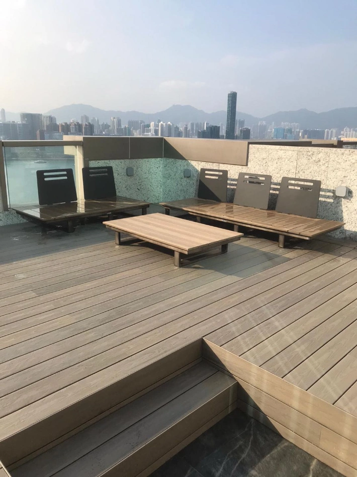 Waterproof WPC Composite Decking Flooring for Exterior Composite Outdoor 3D Decking