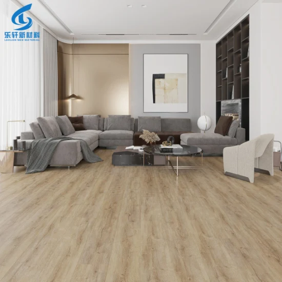 Skin-Friendly Outdoor Wood Plastic Composite Deck Boards Wood Texture 3D Embossed Floor WPC Spc Composite Click WPC Vinyl Spc Laminate Flooring