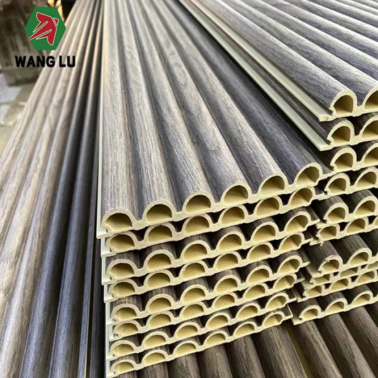 Outdoor Decorative Co-Extrusion Wood Plastic Composite WPC Cladding WPC Wall Panel