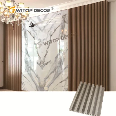 Solid Co-Extrusion Eco Wood Wall Cladding WPC Wall Panel