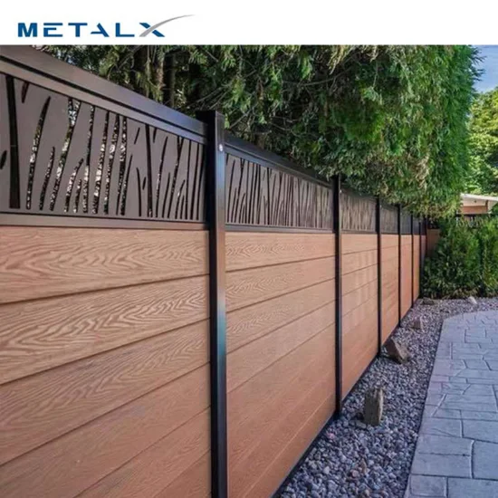 Quality Aluminum Whole Set WPC Fence Panel