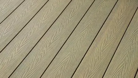 Wear Resistance PVC WPC Floor Anti-Aging Waterproof Outdoor Double Color Co-Extrusion WPC Decking