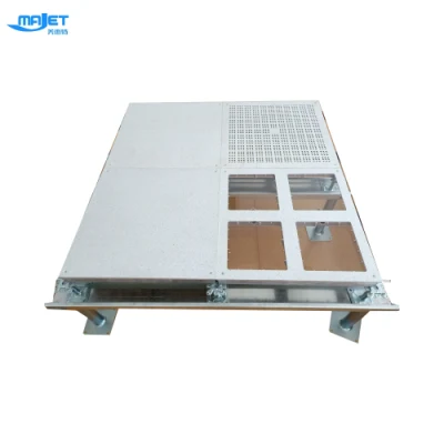 Solid Aluminum Access Flooring Data Center Clear Room Antistatic PVC Finish