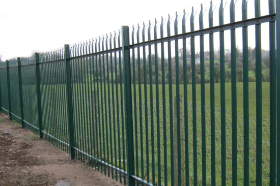 Easily Assembled Hot DIP Galvanized Steel W Section Palisade Fencing Price Garden Fencing Temporary Fence Wall Security Steel Iron Metal Panel Railing Fencing