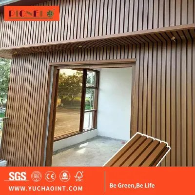 Good Quality 2022 New Co-Extrusion Outdoor WPC Cladding Wood Plastic Composite Exterior WPC Wall Panel