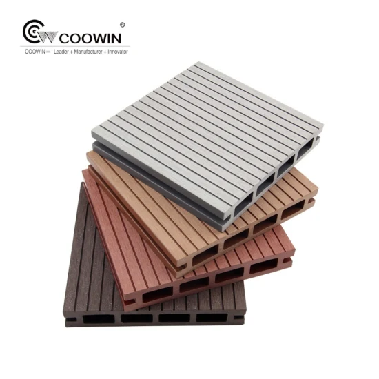 Hollow Deck Boards Wood Plastic Composite WPC Decking Flooring