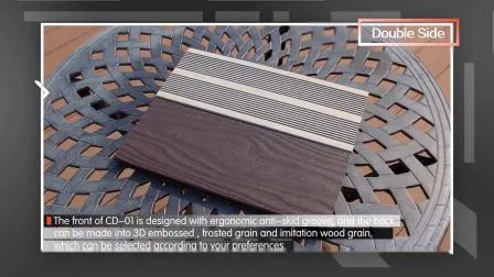 Solid 3D Embossed Engineered Outdoor Wood Flooring (CD-01)